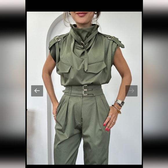 Atelier Aliz Isla pant green L - Picture 4 of 6